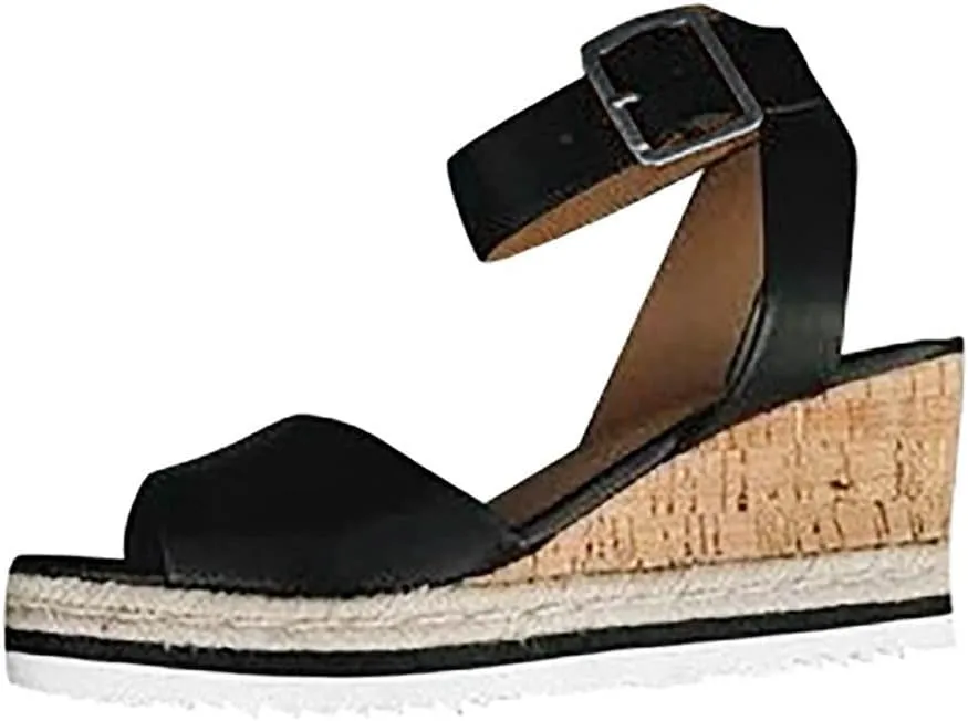 Wedge Sandals for Women Slip On Hollow Cutout Boho Gladiator Strappy High Heel Platform Sandals with Zipper Back and Open Toe Orthopedic Sandal Beach Dressy Flip Flops for Wide Toe 2025 Spring