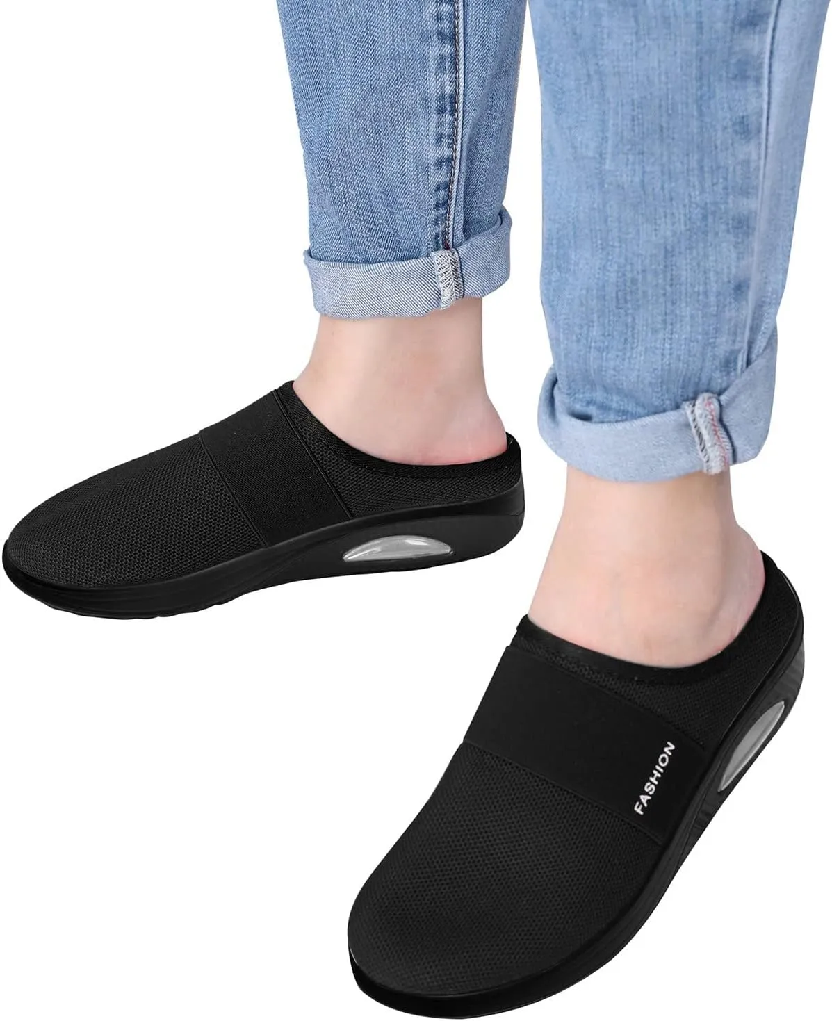 White Sneakers for Women Platform Wide Walking Shoes Women Arch Support Wide Black Slip On Shoes Women Casual Comfortable Women Sneakers Black Size 9 Women's Shoes for Everyday Use