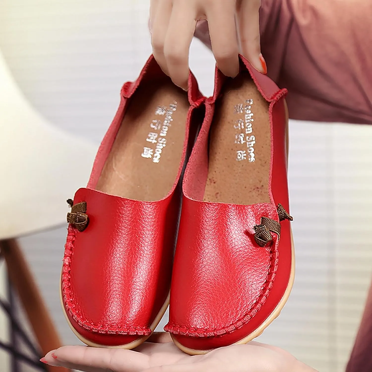 Women Shoes Casual Dress Sneakers Men Wide Women's Loafers & Slip-Ons Comfortable and Soft Lightweight Womens Christmas Shoes Comfortable & Lightweight
