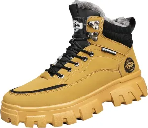 Women Winter Boots with Zipper Mens Hiking Sneakers Ankle Booties Waterproof Shoe Barefoot Shoes Grounded Footwear Steel Toe Shoes for Men Men Snow Booties