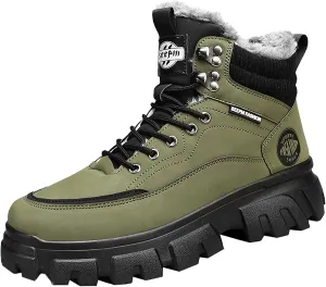 Women Winter Boots with Zipper Mens Hiking Sneakers Ankle Booties Waterproof Shoe Barefoot Shoes Grounded Footwear Steel Toe Shoes for Men Men Snow Booties