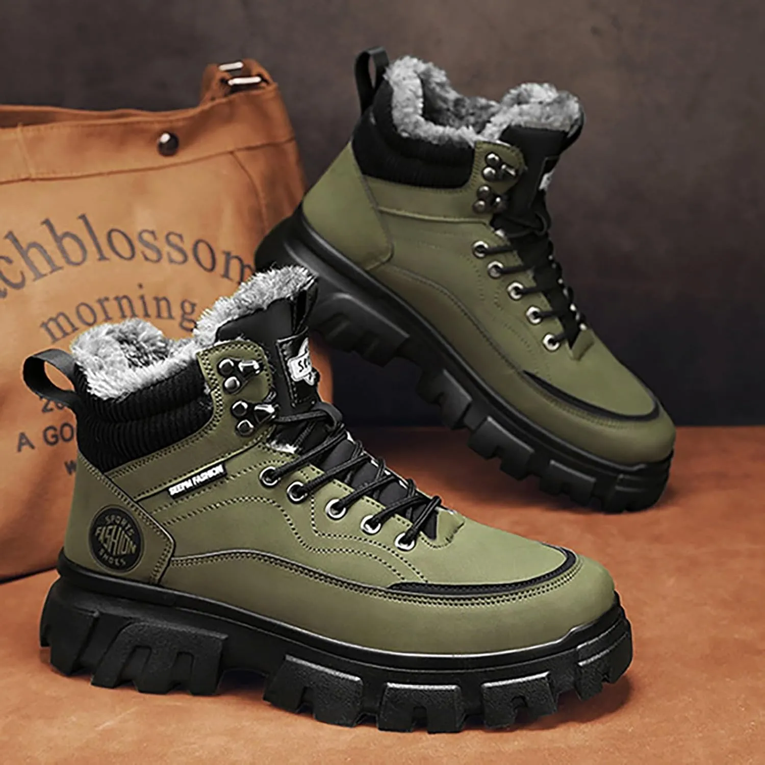 Women Winter Boots with Zipper Mens Hiking Sneakers Ankle Booties Waterproof Shoe Barefoot Shoes Grounded Footwear Steel Toe Shoes for Men Men Snow Booties