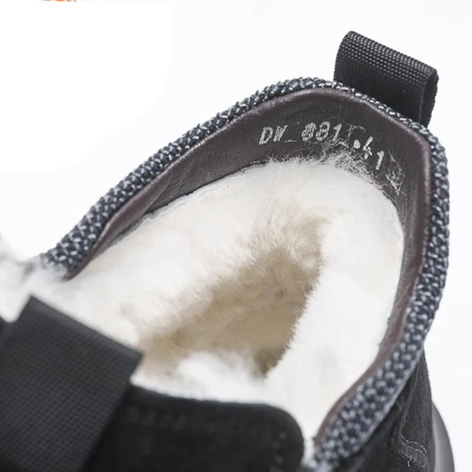 Womens Boots Winter Black Mens Hiking Sneakers Women's Slip On Warm Women's Slip On Boots Barefoot Shoes Grounded Footwear Ankle Botas for Women Snow Booties Men
