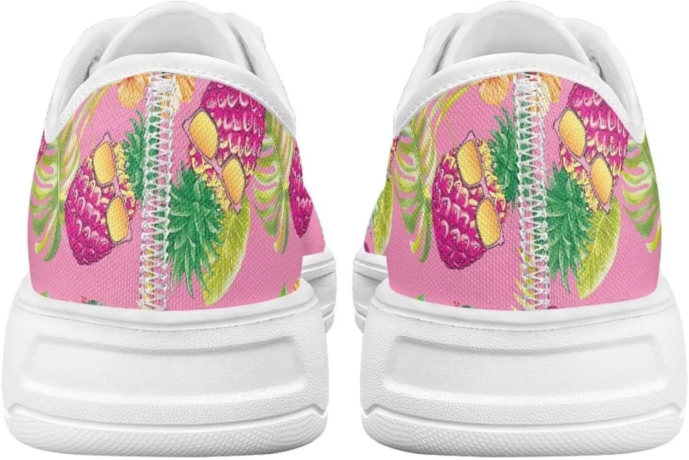 Women's Canvas Walking Shoes Comfortable Breathable Canvas Sneaker Elastic Versatile Everyday Shoe Size 6-13.5 White Sole