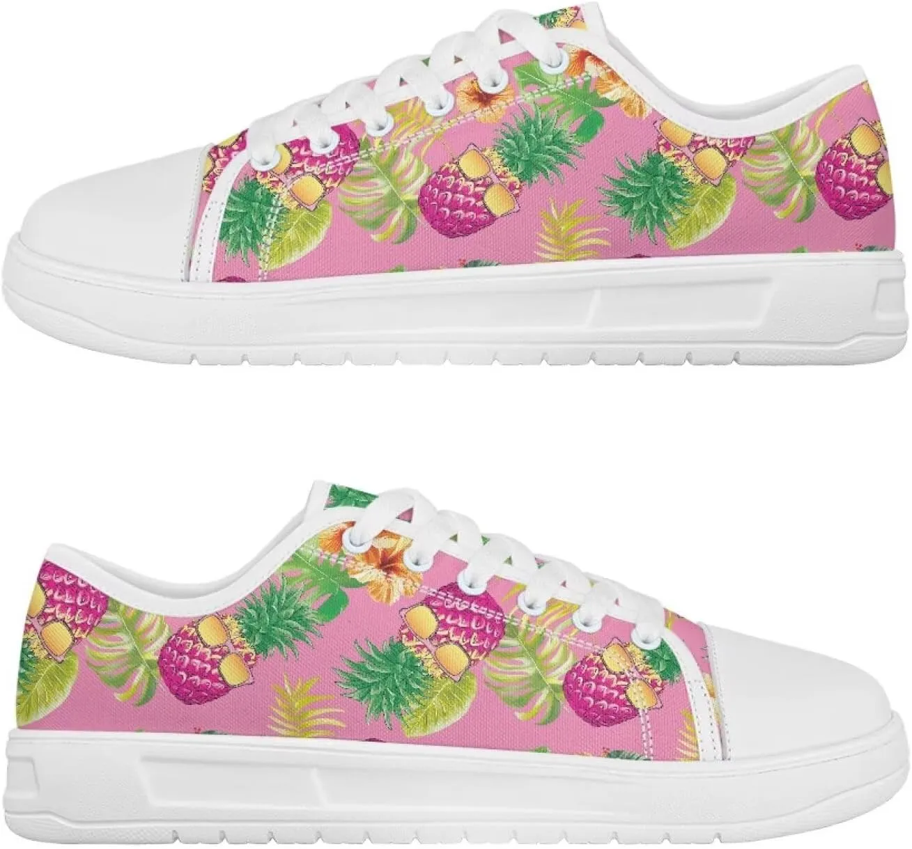 Women's Canvas Walking Shoes Comfortable Breathable Canvas Sneaker Elastic Versatile Everyday Shoe Size 6-13.5 White Sole