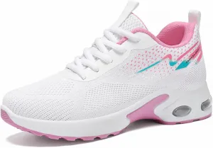 Women's Cushion Sneakers - Breathable, Non-Slip Walking Shoes with Shock-Absorbing Comfort, Lightweight for Running, Walking, and Everyday Use