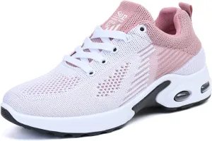 Women's Cushion Sneakers - Breathable, Non-Slip Walking Shoes with Shock-Absorbing Comfort, Lightweight for Running, Walking, and Everyday Use