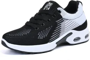 Women's Cushion Sneakers - Breathable, Non-Slip Walking Shoes with Shock-Absorbing Comfort, Lightweight for Running, Walking, and Everyday Use