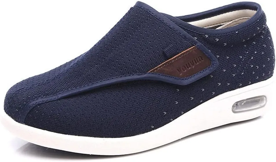 Womens Diabetic Shoes Extra Wide Elder Trainers Lightweight Breathable Walking Shoes Lightweight Edema Swollen Sneaker