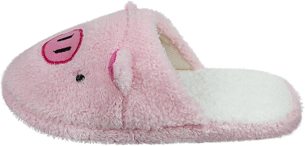 Womens Indoor Warm Fleece Slippers Ladies Girls Cartoon Winter Soft Cozy Booties Non-slip Plush Slip-on Shoes Ankle Boots