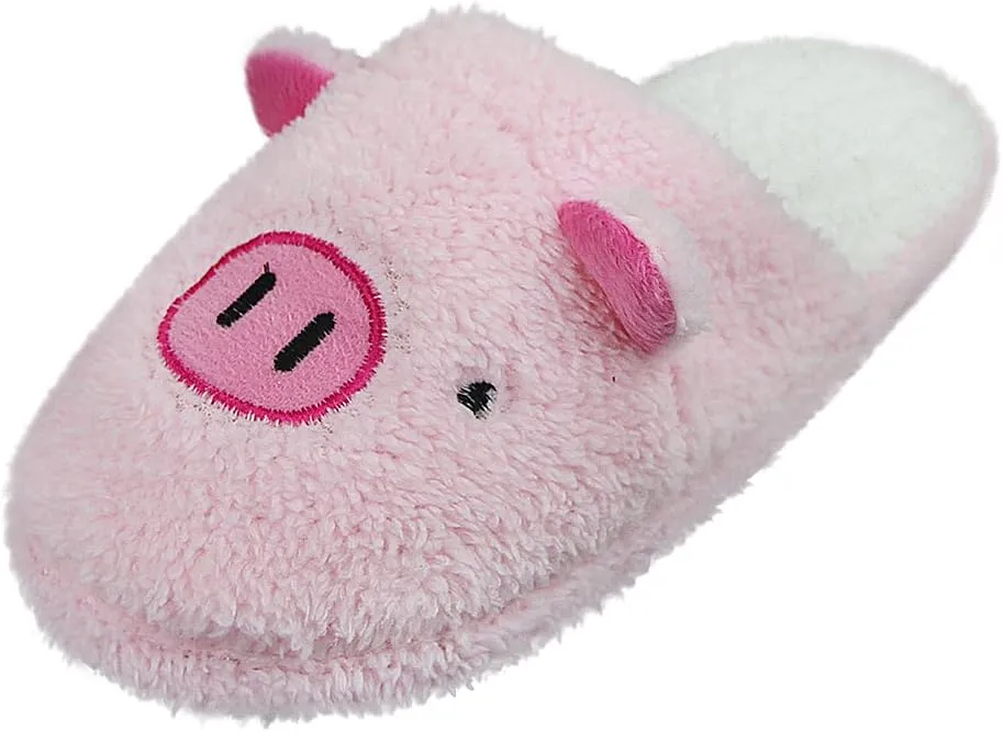 Womens Indoor Warm Fleece Slippers Ladies Girls Cartoon Winter Soft Cozy Booties Non-slip Plush Slip-on Shoes Ankle Boots