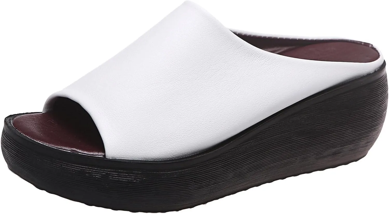 Women's Orthopedic Sandals 2025 Summer Comfortable High Heel Sandal Dressy Platform Arch Support Slippers