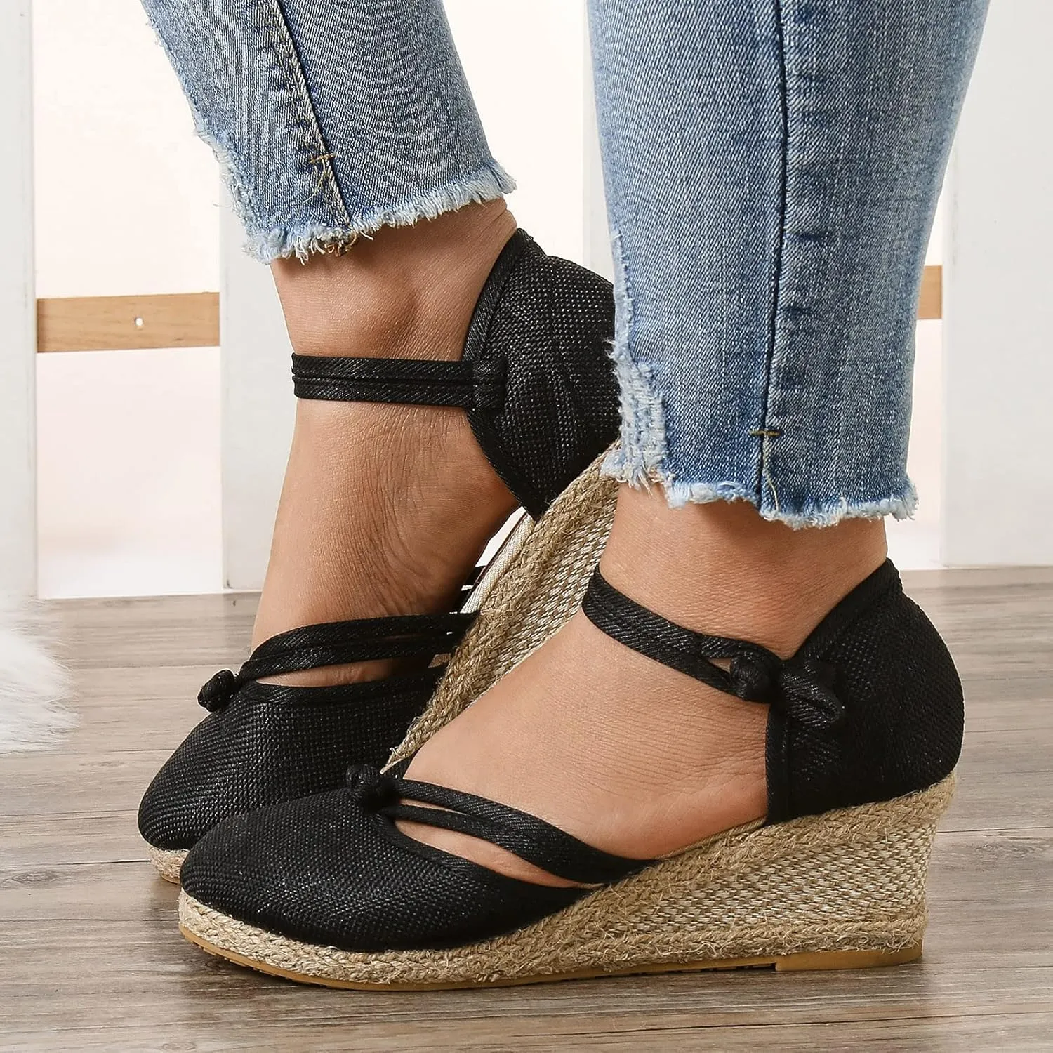 Women's Pumps Sandals Platform Heels Women's Chunk Low Heel Pump Sandals Comfortable Dress Shoes for Women