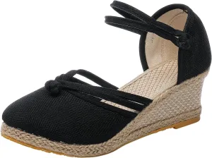 Women's Pumps Sandals Platform Heels Women's Chunk Low Heel Pump Sandals Comfortable Dress Shoes for Women