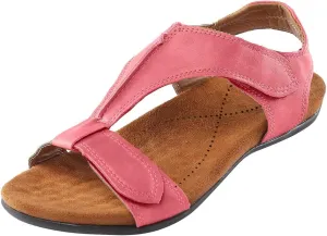 Womens Sandals Arch Support T-Strap Orthopedic Flat Adjustable Comfortable T-Strap Walking Sandals Beach Shoes