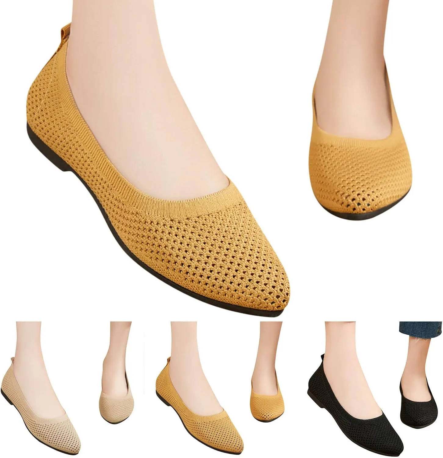 Women's Slip-On Loafer Lightweight & Flexible All Season Shoes Women's Comfort Penny Loafers with Arch Support