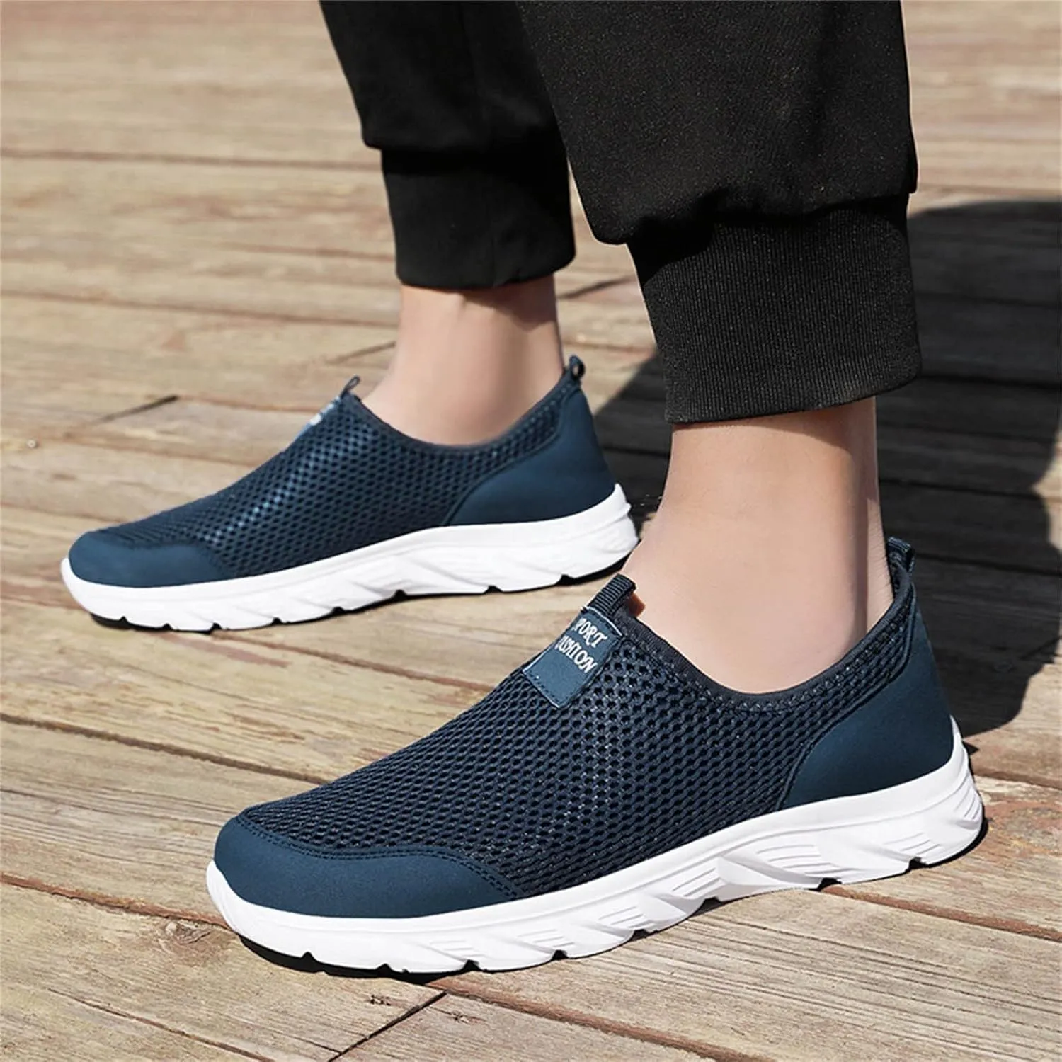 Women's Slip On Sneakers Casual Everyday Shoes Non Slip Work Shoes Women Comfortable Shoes Dressy Casual Fashion Sneakers Red Tennis Shoe Cross Trainer Shoe