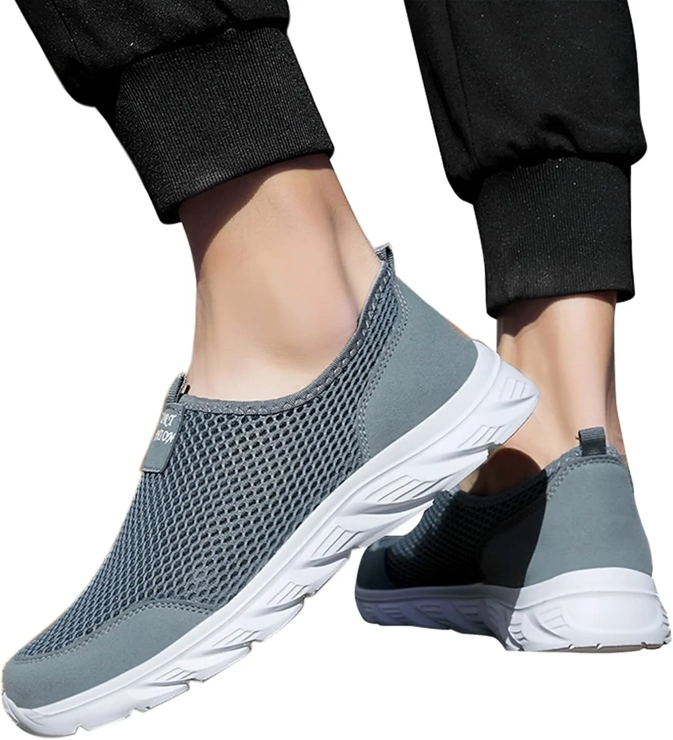 Women's Slip On Sneakers Casual Everyday Shoes Non Slip Work Shoes Women Comfortable Shoes Dressy Casual Fashion Sneakers Red Tennis Shoe Cross Trainer Shoe