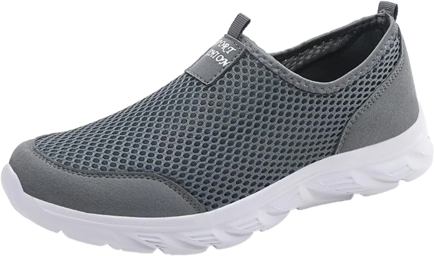 Women's Slip On Sneakers Casual Everyday Shoes Non Slip Work Shoes Women Comfortable Shoes Dressy Casual Fashion Sneakers Red Tennis Shoe Cross Trainer Shoe