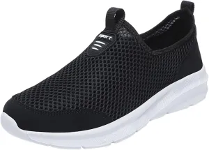 Women's Slip On Sneakers Casual Everyday Shoes Non Slip Work Shoes Women High Top Men's Casual Dress Shoes Chunky Sneakers Waterproof Tennis Shoe White Loafers
