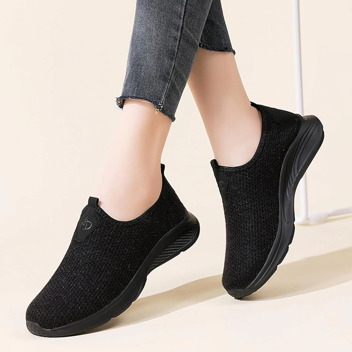 Women's Slip On Sneakers Casual Everyday Shoes Running Shoes for Men Wide Width Brown Casual Shoes White Sneakers Waterproof Tennis Shoe Cross Trainer Shoe