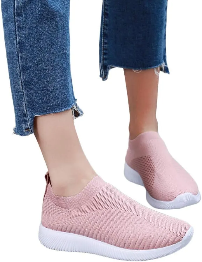 Women's Slip On Sneakers Casual Everyday Shoes Slip On Shoes Women Walking Black Casual Shoes Black Sneakers Black Tennis Shoe Loafers Dress Shoe