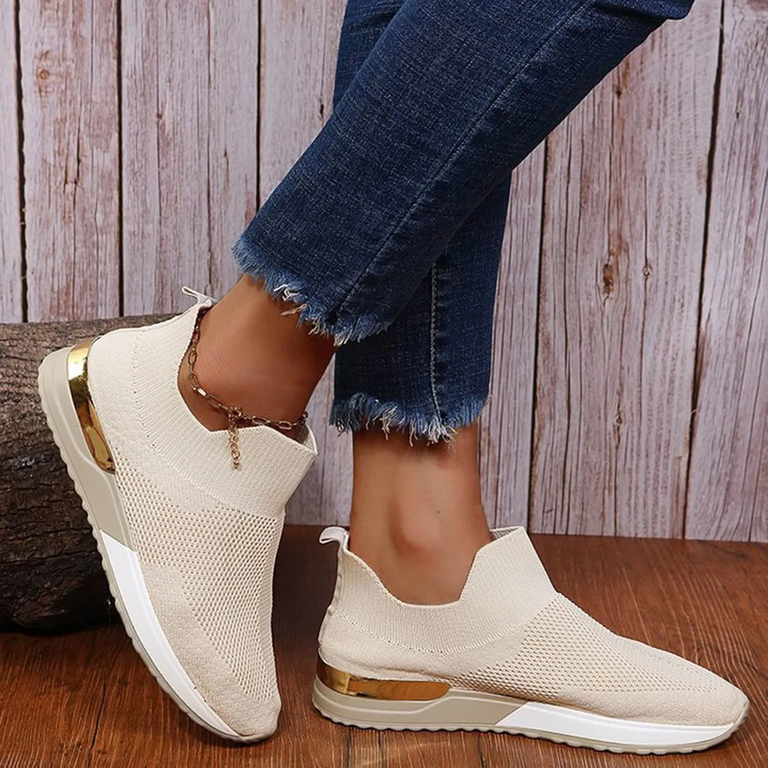 Women's Slip On Sneakers Casual Everyday Shoes Slip On Shoes Women Walking Black Casual Shoes Black Sneakers Black Tennis Shoe Loafers Dress Shoe