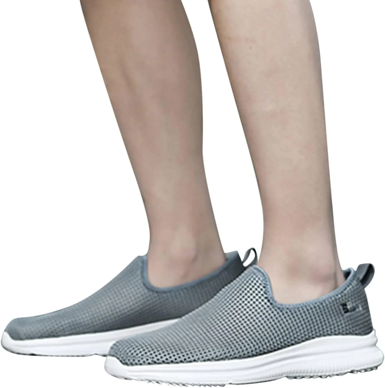 Women's Slip on Walking Shoes Tennis Lightweight Gym Walking Shoes Women Lightweight Slip On Shoes Casual Brown Sneakers Platform Tennis Shoe Cross Trainer Shoe