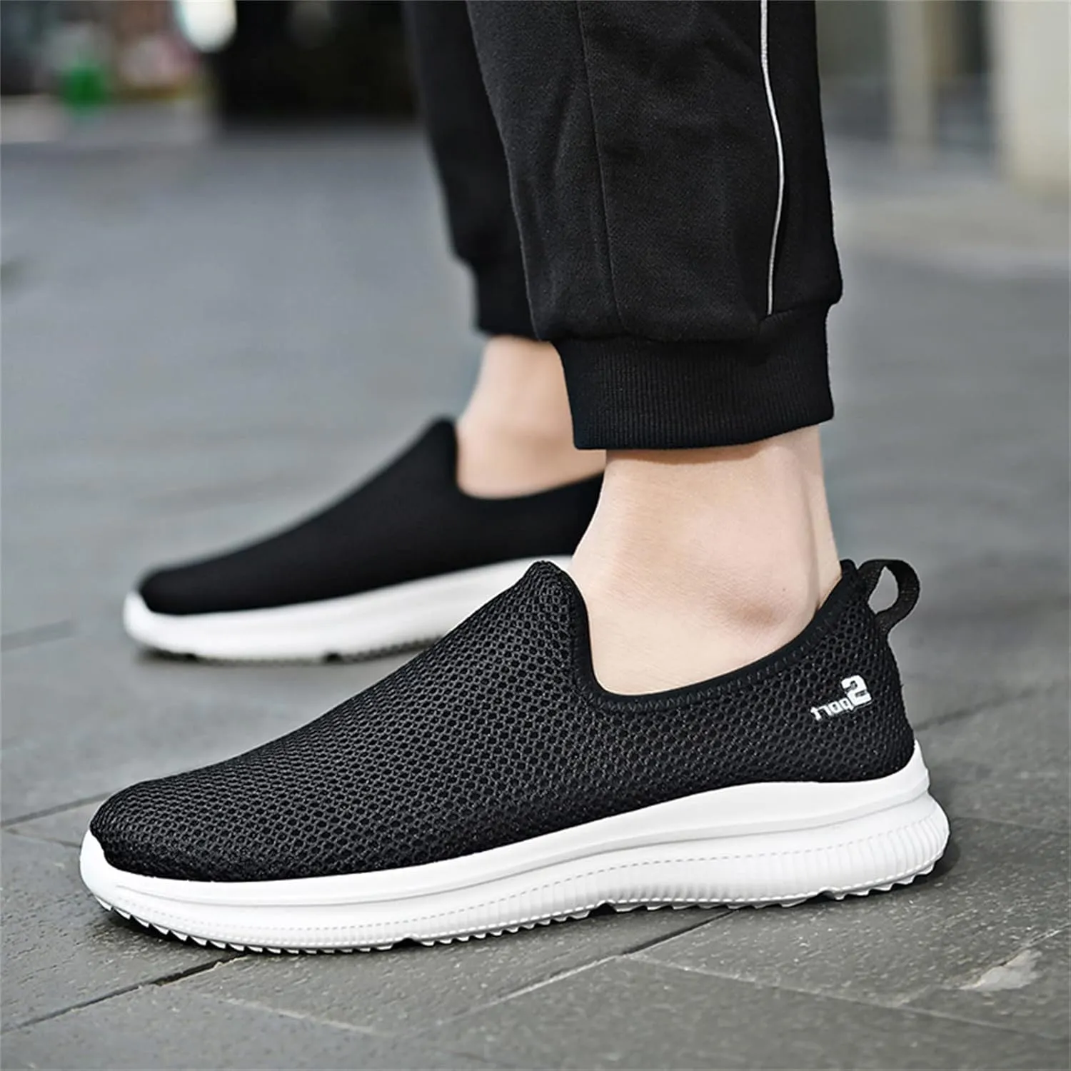 Women's Slip on Walking Shoes Tennis Lightweight Gym Walking Shoes Women Lightweight Slip On Shoes Casual Brown Sneakers Platform Tennis Shoe Cross Trainer Shoe