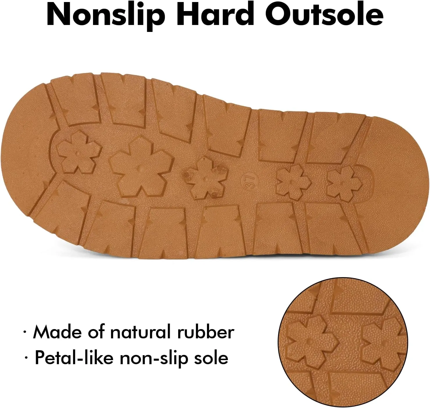 Women's Slippers - Fur Fleece Lined Anti-Slip Snow Ankle Boots