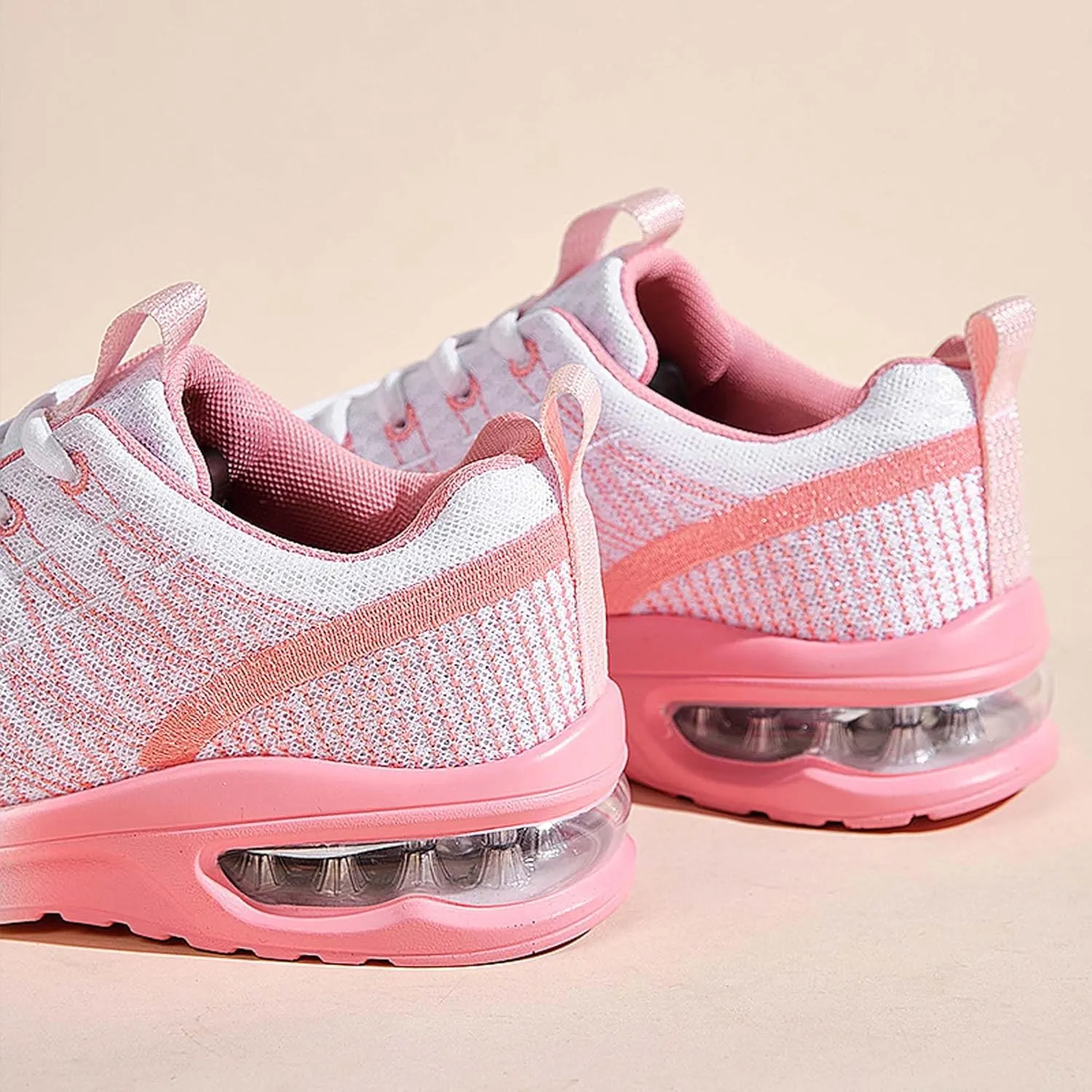 Women's Sneakers Air Cushion Running Shoes Women's Lightweight Arch Support Walking Shoes Lightweight Soft Sole Tennis Shoes Outdoor Fashion Walking Shoes