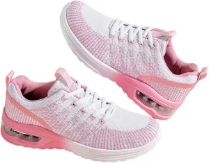 Women's Sneakers Air Cushion Running Shoes Women's Lightweight Arch Support Walking Shoes Lightweight Soft Sole Tennis Shoes Outdoor Fashion Walking Shoes