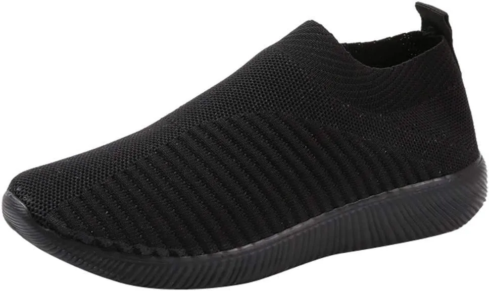 Womens Sneakers Black Sole Women's Wide Athletic Shoes Black Platform Slip On Sneakers for Women White Women Loafers Business Casual Sneakers Women's Everyday Arch Support Shoes