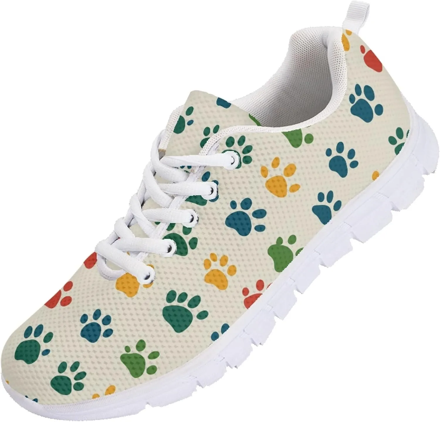 Womens Sports Shoes Trainer Running Causal Travel Sneaker Walking Low Heel Lace up Breathable Flexible Shoe