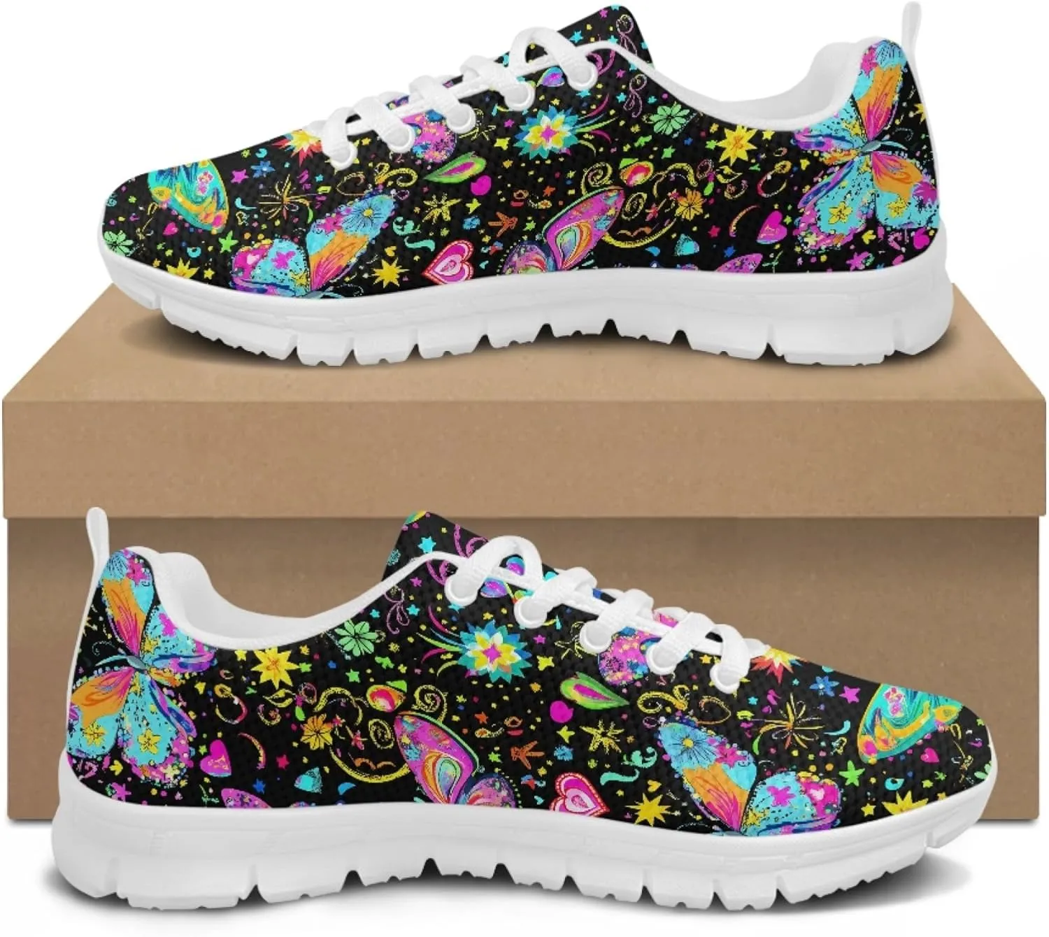 Womens Sports Shoes Trainer Running Causal Travel Sneaker Walking Low Heel Lace up Breathable Flexible Shoe