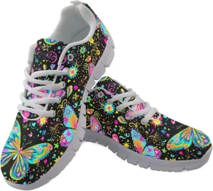 Womens Sports Shoes Trainer Running Causal Travel Sneaker Walking Low Heel Lace up Breathable Flexible Shoe