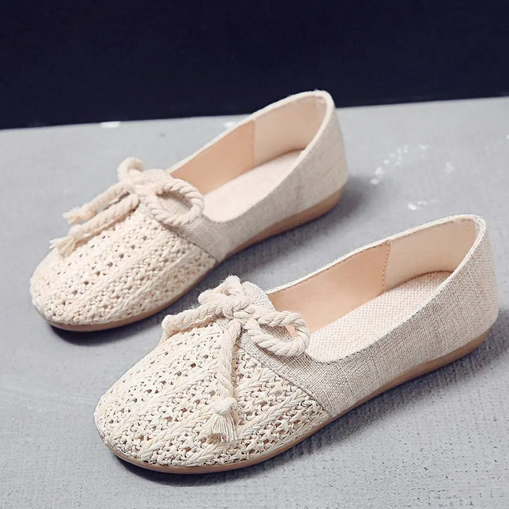 Womens Stretch Flats Casual Lightweight & Flexible All Season Shoes Square Toe Comfortable Office Work Shoes