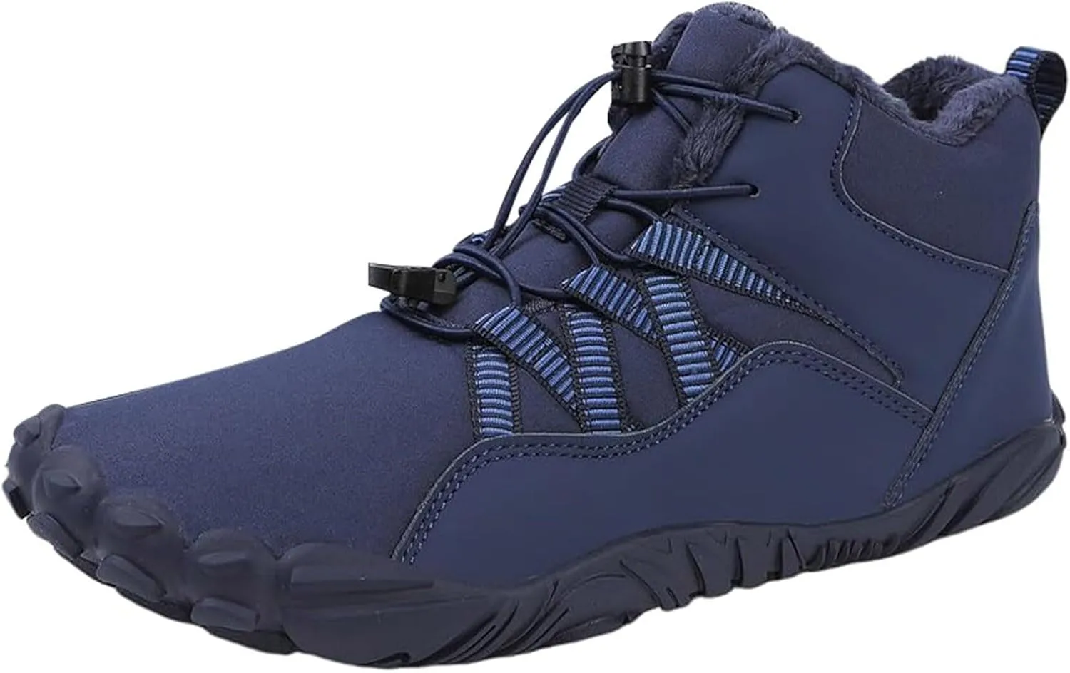 Work Boots for Men Soft Toe Hiking Sneakers Fur Lined Ankle Boot Women Workout Shoes Insulated Waterproof Outdoor Shoes Lightweight Anti Slip Hike Grounded Footwear