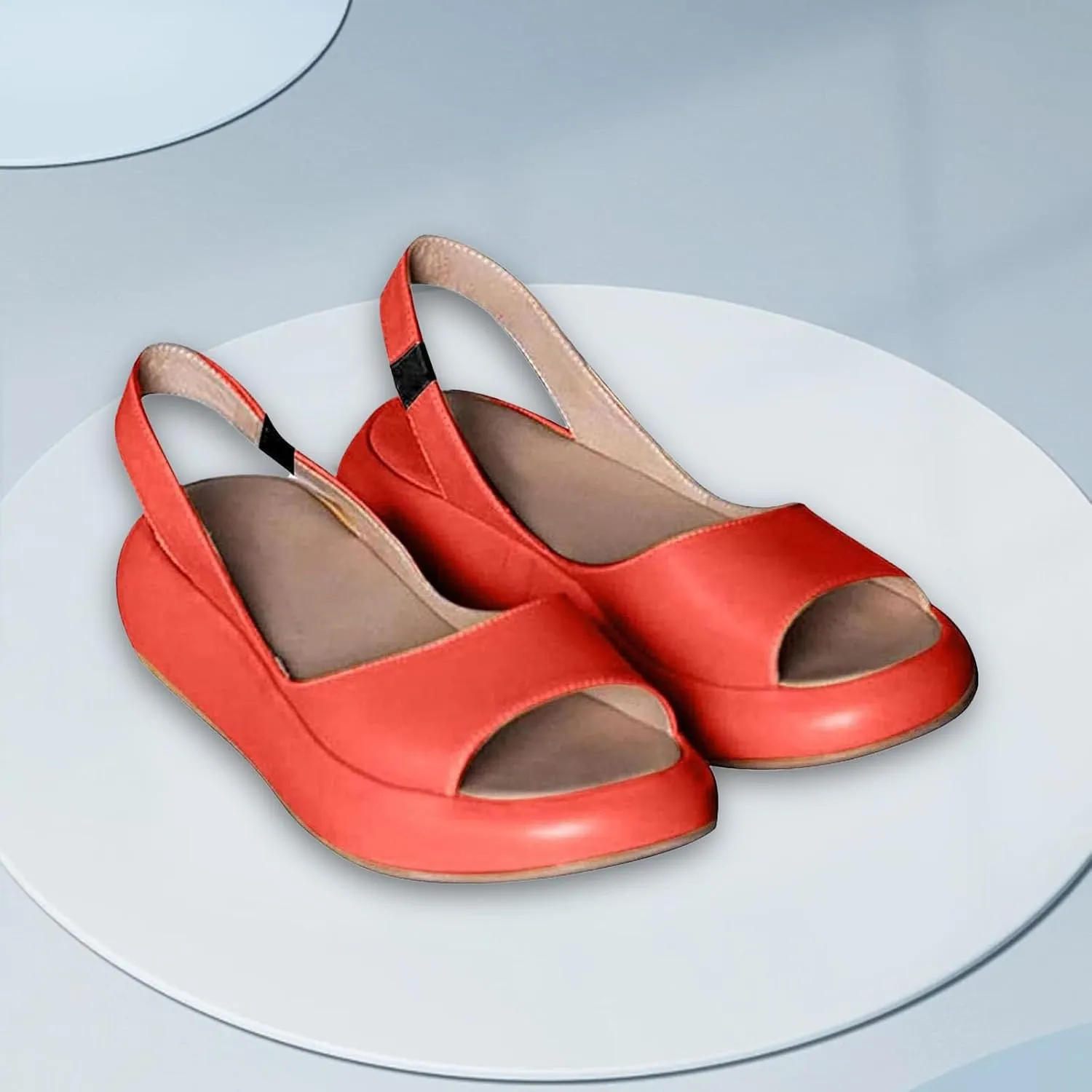 Yifare Sandals with Straps Washable Slingback Orthopedic Slide Sport Sandals Casual Flat Corrective Shoes
