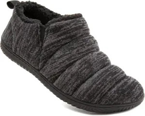 Zizor Men's Comfy Caterpillar Slippers Indoor Outdoor House Shoes, Warm Soft Knit Upper Fuzzy Fleece Lined Memory Foam Sole with Hard Bottom